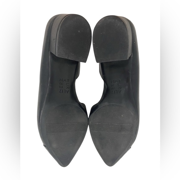 Naturalizer Hayden Black Leather & Patent Leather Ballet D'Orsey  Flats-Size 6.5 - Picture 8 of 8